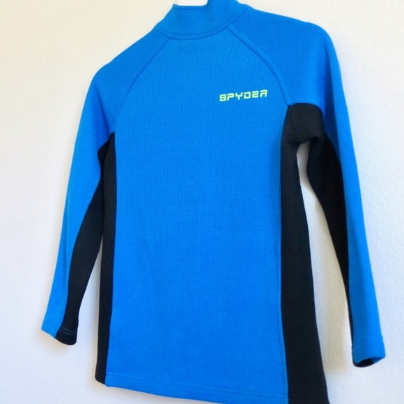 NEW! Spyder Constant Stryke Full Zip Jacket Sweater Fleece Lined Blue SZ M - Picture 5 of 8